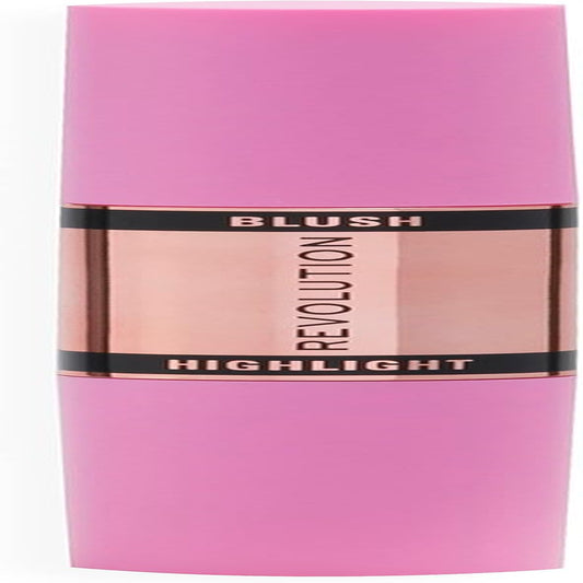Makeup Revolution, Blush & Highlight Stick, Coral Dew, Fard E Highlighter per Il Viso, 4,3G