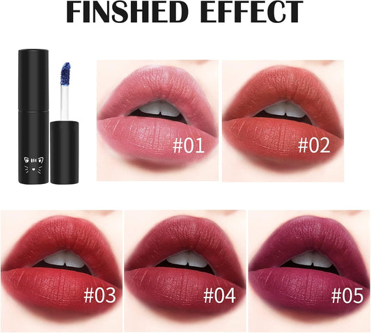 Macchia per Labbra, Macchia per Labbra Staccabile, Lucidalabbra, Antiaderente per Labbra, Trucco per Donne E Ragazze # Arancione