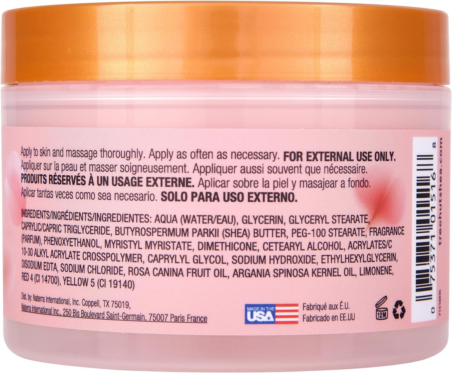 SOUFLÉ BUTTER Pink Moroccan Body 240 Gr