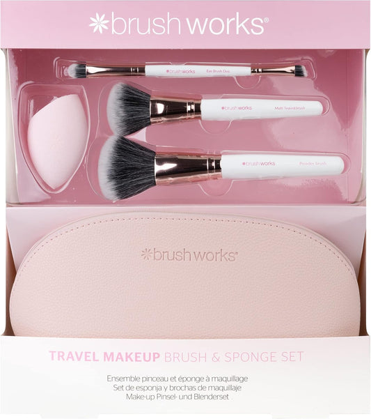 Travel Makeup Brush & Sponge Set