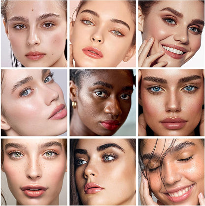 3 Matite per Contorno Crema, Tonalità Con Evidenziatore, Bronzo E Fard, Matita per Contorno Viso Impermeabile Che Modella Facilmente Il Viso E Crea Un Trucco Leggero