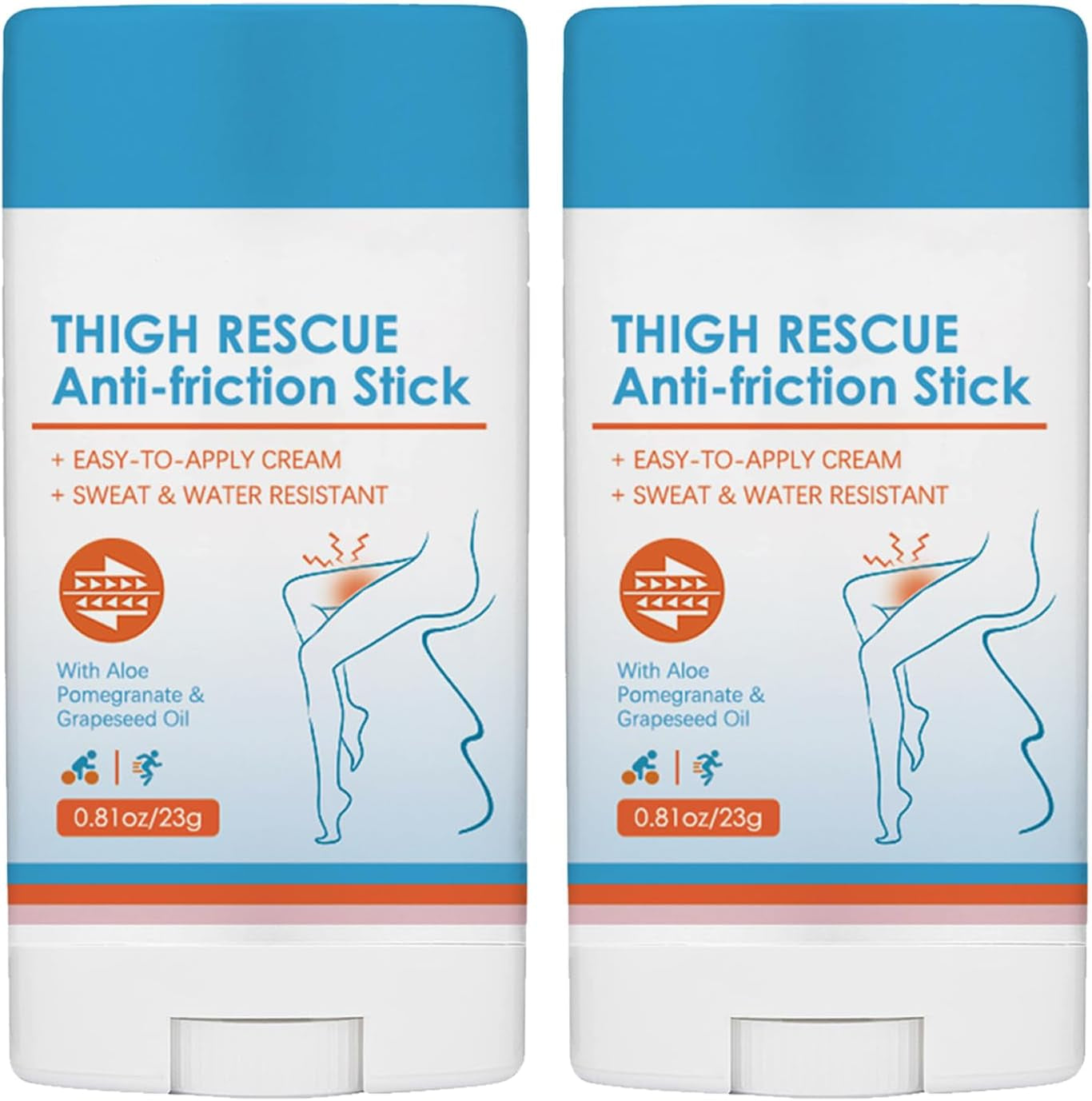 Stick anti Sfregamento,Bastone anti Sfregamento,Stick Anti-Sfregamento per Le Donne,Stick Anti-Sfregamento Impermeabile,Balsamo Anti-Sfregamento per Le Cosce,Crema Antifrizione per Cosce