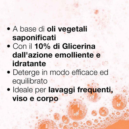 Bionike Triderm - Sapone Liquido Di Marsiglia per Pelli Sensibili E Intolleranti, Detergente Delicato Ad Azione Protettiva E Idratante, Dona Morbidezza
