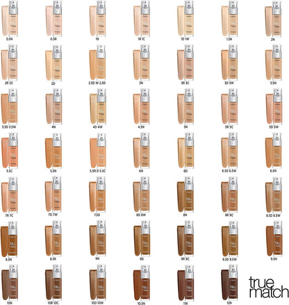 L'Oréal Paris Make Up, Fondotinta Liquido Con Ialuronico E Aloe Vera, Perfect Match Make Up, N. 2.N Vanilla, 30 Ml