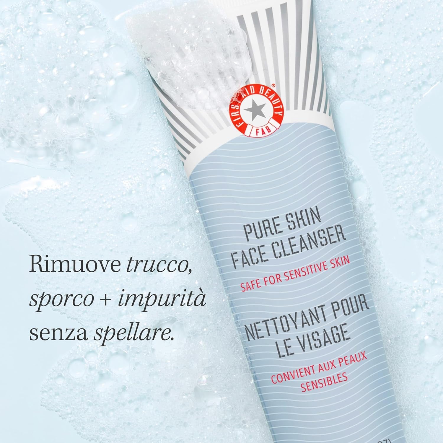 FAB  Face Cleanser Cleanser, Confezione Da 1 (1 X 142 G)