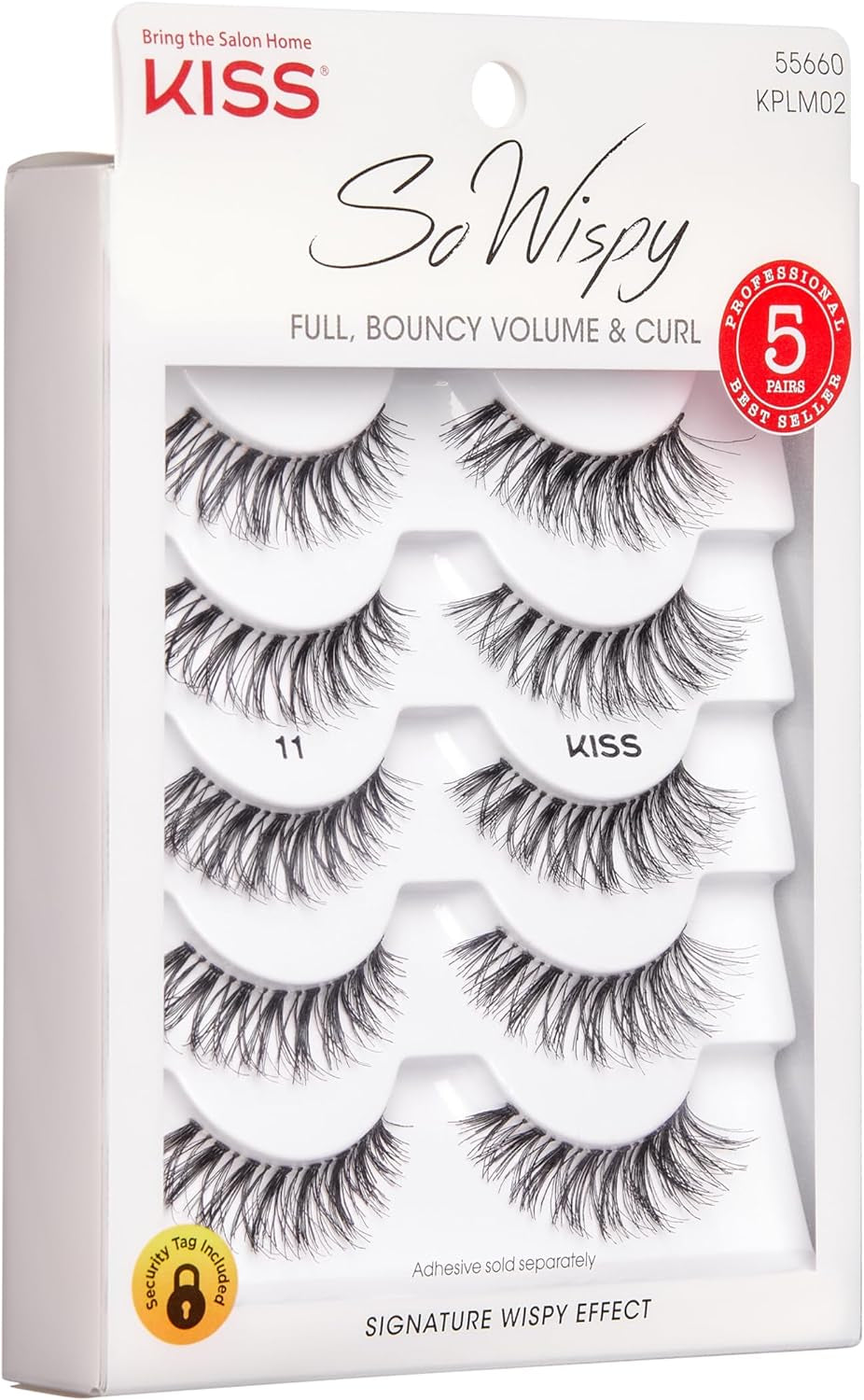 05 Premium Eyelashes, 5 Pair