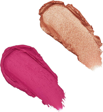 Makeup Revolution, Blush & Highlight Stick, Golden Shine, Fard E Highlighter per Il Viso, 4,3G