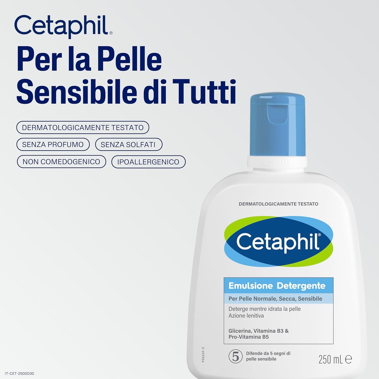 Crema Idratante Viso E Corpo, Senza Profumo, Formato 450G + Emulsione Detergente Viso E Corpo, Senza Profumo, Formato 250Ml