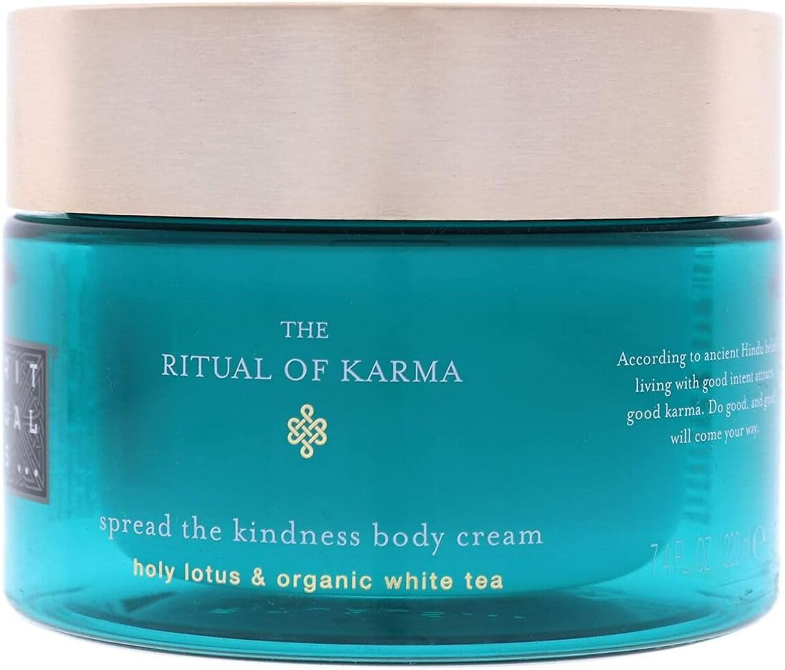 Crema Corpo Di the Ritual of Karma, 220 Ml - Con Fragranze Estive Del Loto Sacro E Del Tè Bianco ‒ Proprietà Idratanti E Rinfrescanti
