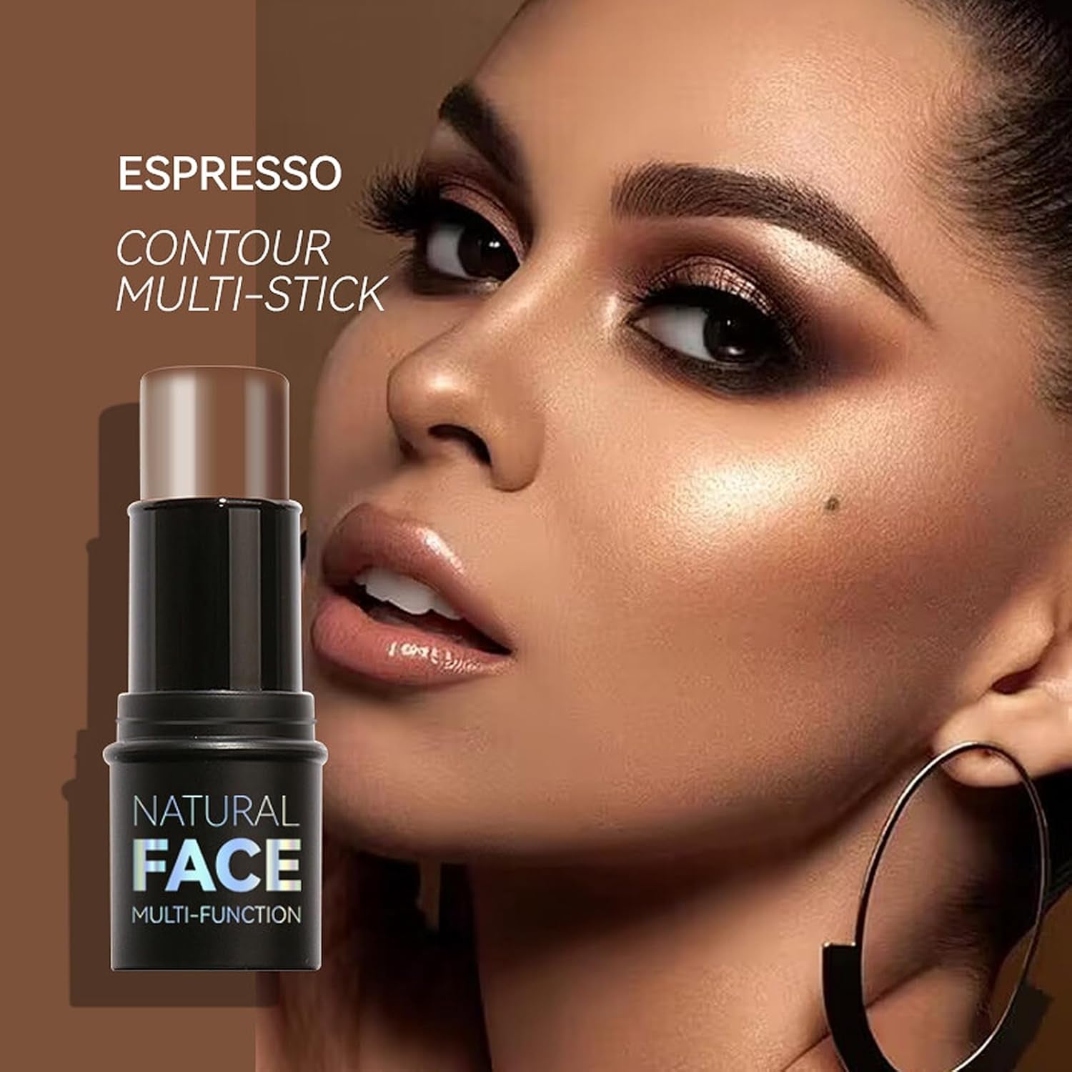 3 Matite per Contorno Crema, Tonalità Con Evidenziatore, Bronzo E Fard, Matita per Contorno Viso Impermeabile Che Modella Facilmente Il Viso E Crea Un Trucco Leggero