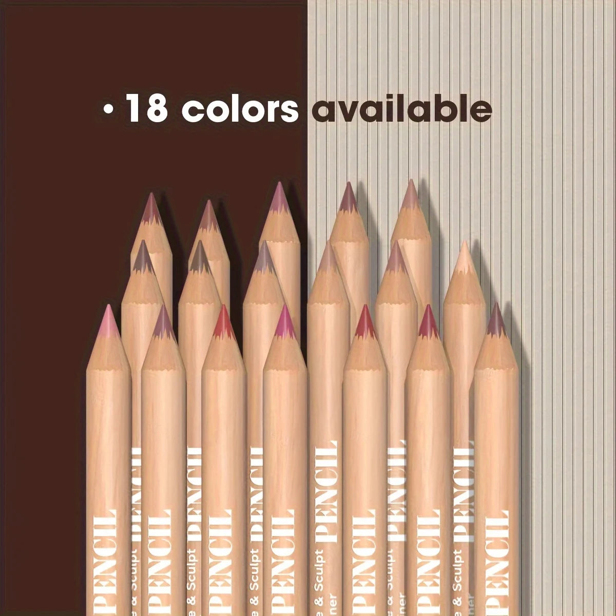 6Pcs Velvet Matte Lip Liner Set - Long-Lasting Versatile Shades Longlasting Lip Makeup Berry, Brown, Pink Lip Pencil