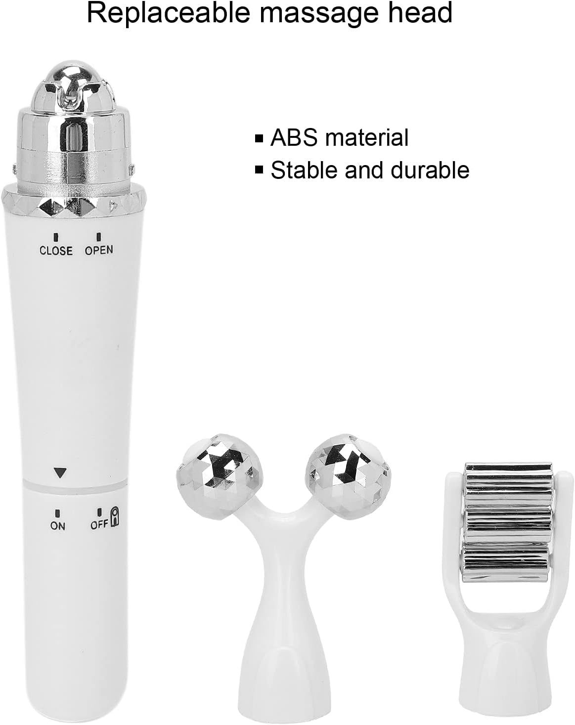 3 in 1, Rullo Di Massaggio per Il Viso, Rullo Di Massaggio Viso 3D, Massaggiatore per Il Viso Viso Di Sollevamento, Rullo Di Bellezza Elettrico per Il Viso, Rullo Di Massaggio Antirughe per Il Viso,