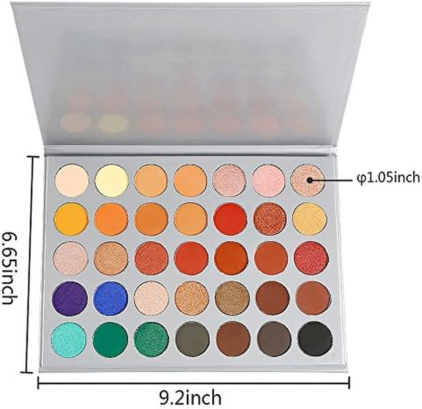 Palette Ombretti Opaco Cosmetics,  Matte Eyeshadow Palette 35 Colori,Professionali Nude Trucco Occhi Eye Shadow Beauty Makeup,Shimmer Ombretto Opaco Naturale Brillanti Pigmentazione Polvere