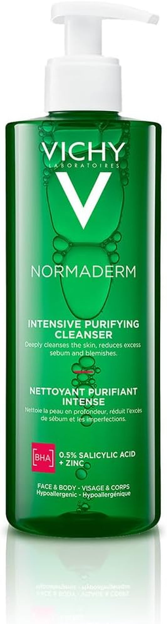 Phytosolution, Gel Detergente Purificante, per Pelli a Tendenza Acneica, Azione Anti-Imperfezioni, Pelle Levigata, Con Acido Salicilico, Bifidus Probiotico, Rame E Zinco, 400 Ml
