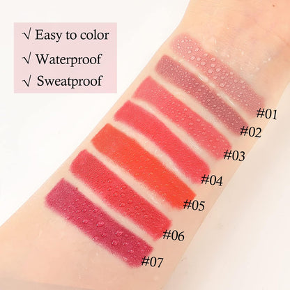Matte Lip Crayon Lipstik Pencil Vellutato Cremoso Matte Lip Liner Copertura Completa Alto Pigmento Impermeabile Lunga Durata Rossetto per Donne, Colore Labbra Opaco Con Finitura Liscia