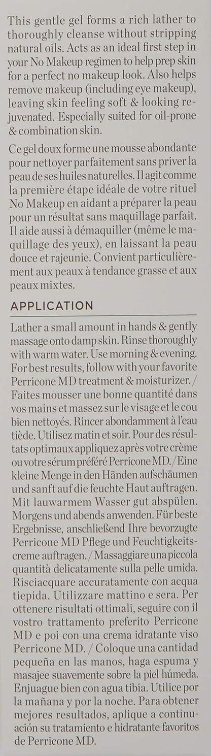 Perricone MD No Makeup Easy Rinse Makeup-Removing Cleanser - 177 Ml