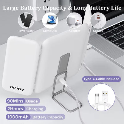 SEJOY Makeup Mirror LED Lights Adjustable, Rechargeable,For Dorm Dressing Fill Light Smart Complementary Makeup Mirror