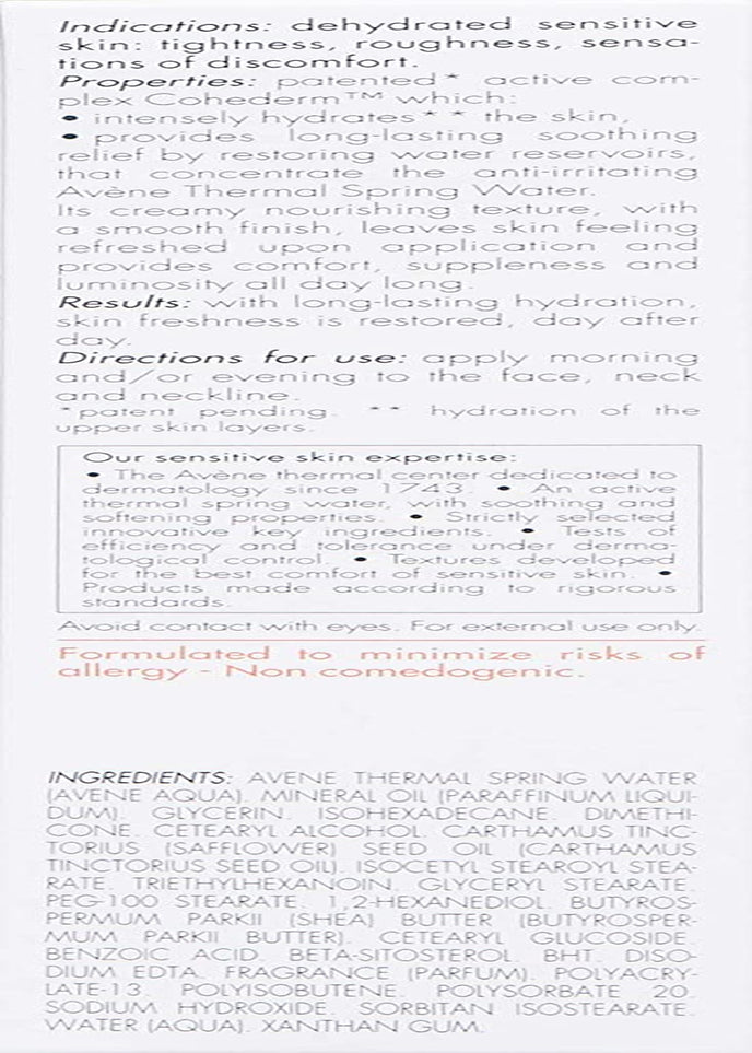 Avene Hydrance Crema Ricca - 40 Ml