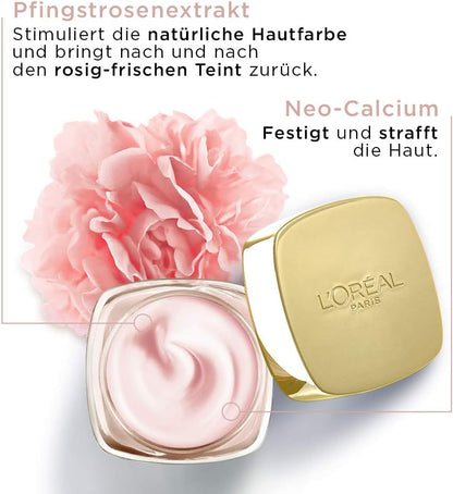 L'Oréal Paris Age Perfect Golden Age - Set per La Cura Del Viso E La Cura Della Notte, Rinforzante E Lucentezza, per Pelli Mature E Rigide, Con Estratto Di Peonie, 2 X 50 Ml