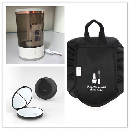 Women Eye Shadow Brush Cleaning Tool Portable Electric Makeup Brush Cleaner Machine with USB Charging Automatic Cosmetic Brush