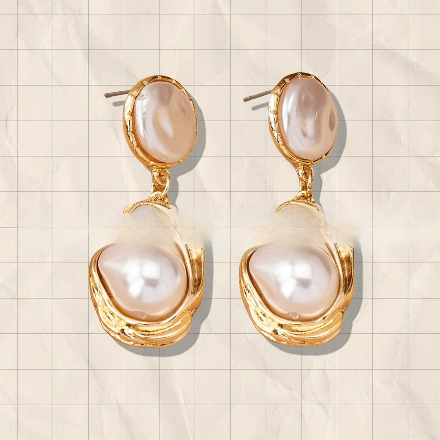 Baroque Pearl Earrings