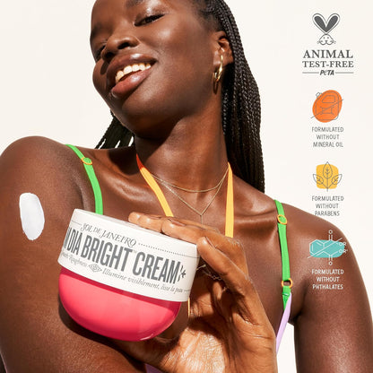 Visibilmente Schiarente E Levigante Bom Dia AHA Crema Corpo 240 Ml/8 Fl Oz.