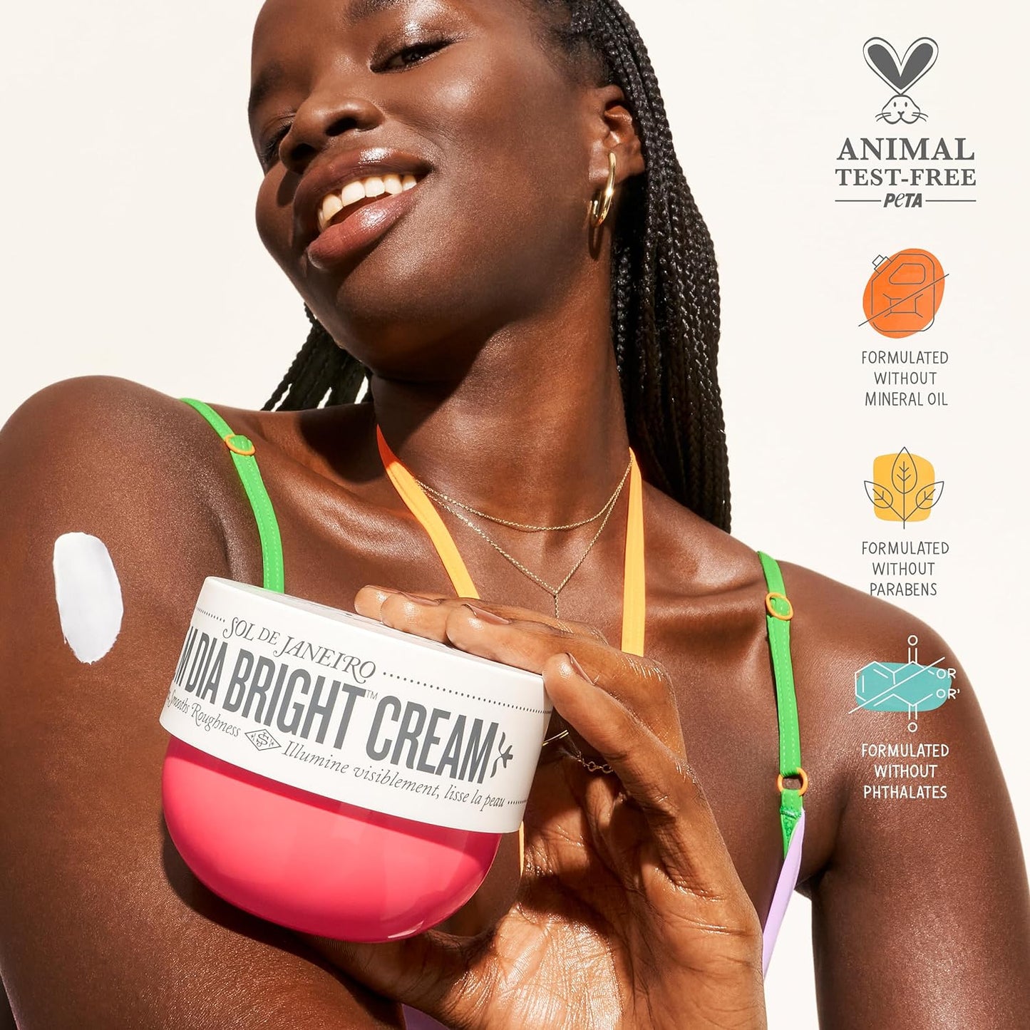 Visibilmente Schiarente E Levigante Bom Dia AHA Crema Corpo 75Ml/2.5 Fl Oz