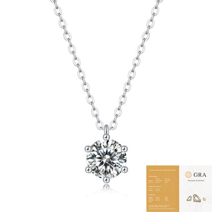 Simple Six Claw Pendant Collar Chain