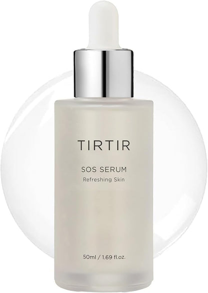 Sos Serum Radiant Glow Boosting, Siero per Il Viso Rimpolpante, Antietà, Idratante, Visibilmente Liscia E Luminosa, Senza Profumo per Tutti I Tipi Di Pelle 1,69 Fl.Oz.