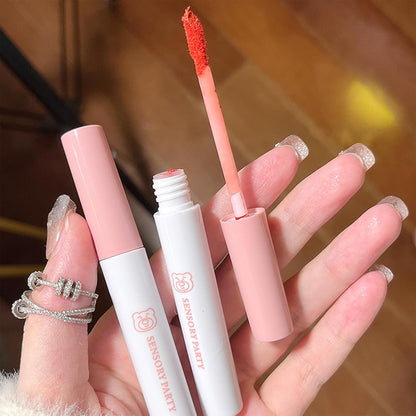 Set Di 6 Lucidalabbra Liquido in Velluto Opaco Nude Durevole, Impermeabile, Antiaderente, Non Sbiadisce, Rossetto Rosso, Regalo per Donne